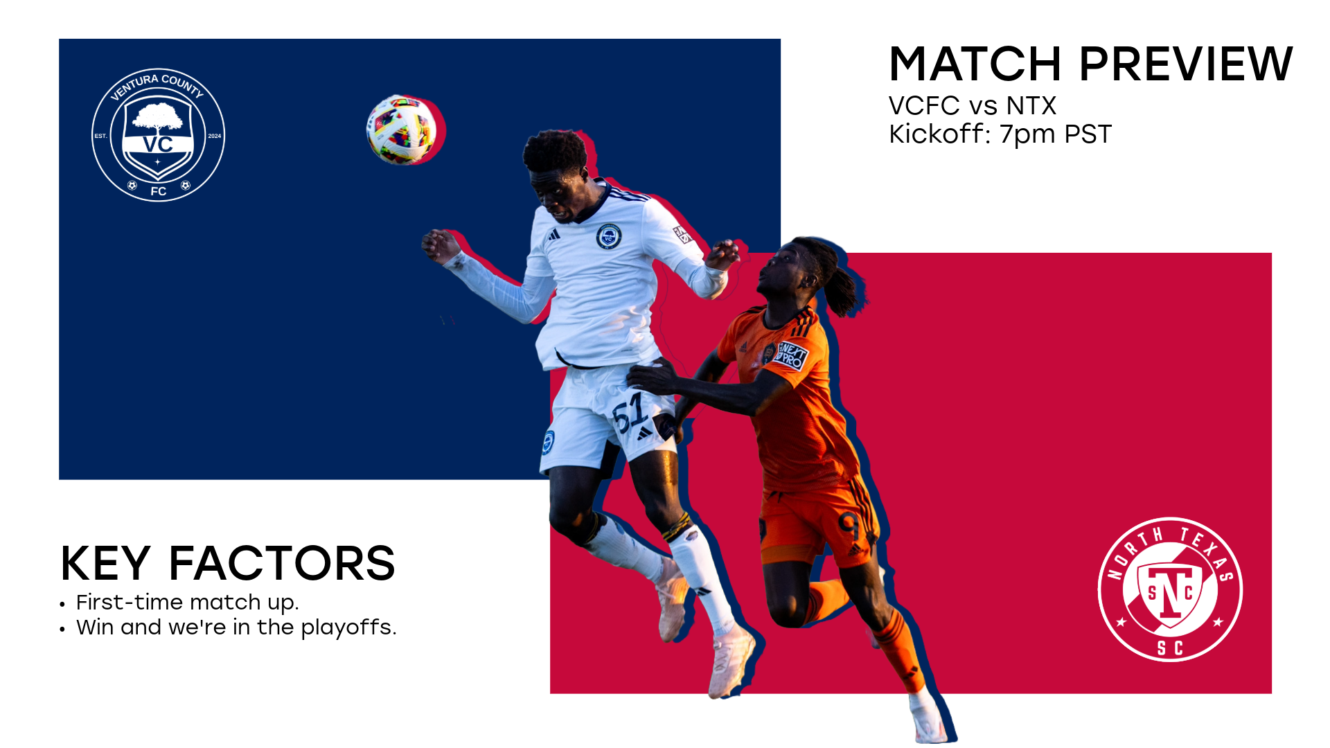 Match Preview: VCFC vs North Texas SC
